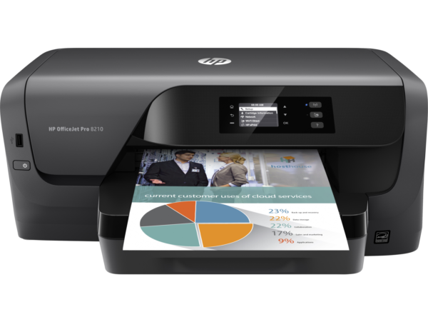 HP OfficeJet Pro 8210 Printer w/4 months ink included with HP Instant ink