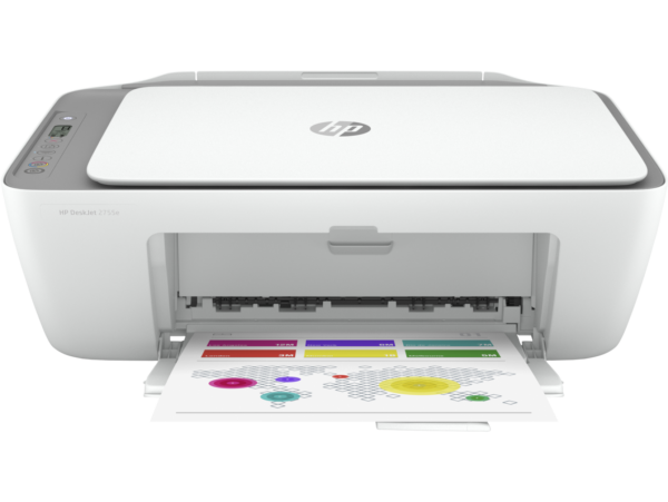 HP Deskjet 2755e All-in-One Printer w/ bonus 6 months Instant Ink through HP+