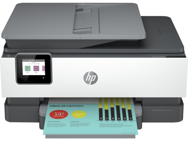 HP OfficeJet 8035e Pro All-in-One Certified Refurbished Printer w/ bonus 12 months Instant Ink through HP+